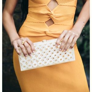 Cult Gaia Faizah Cutout Long Clutch Bag